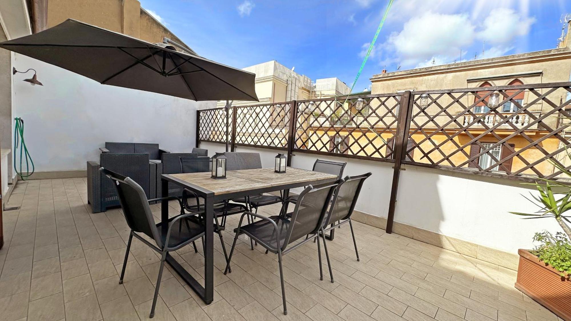Rome Apartment With Terrace Autonomous ภายนอก รูปภาพ